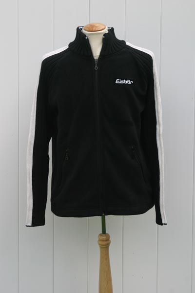 Istanbul - body is warm fleece with sweater arms. - Black