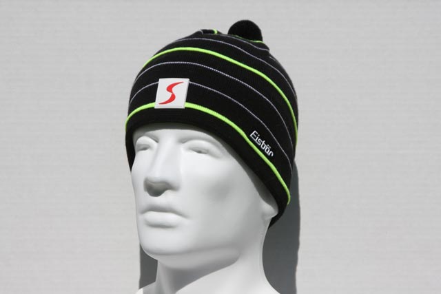 Jet Black with Neon Yellow Stripes