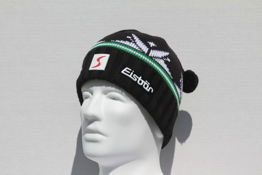 Champ - great looking hat, awesome style! - Black with Green stripe