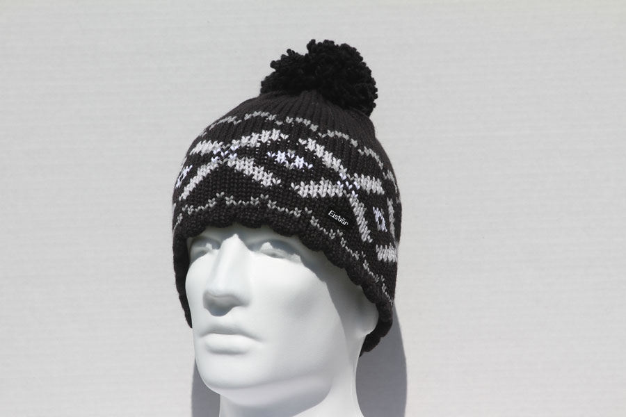 Malin Black Pompom Hat