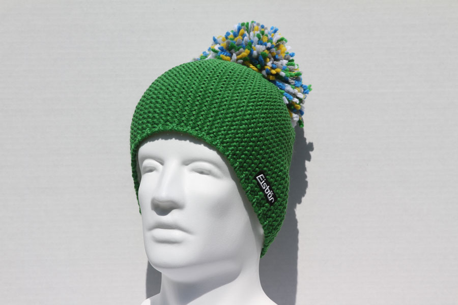 Mara Green Pompom Hat