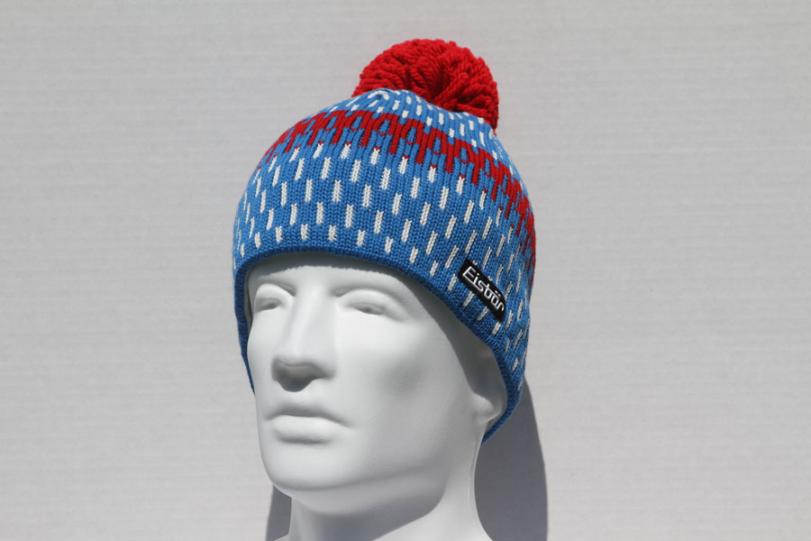 Martin Red, White & Blue Pompom Hat