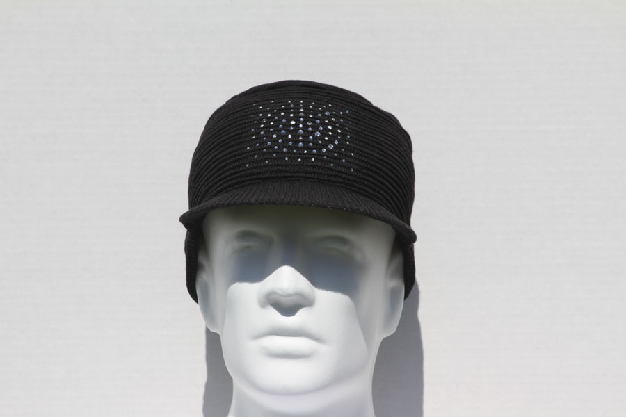 Monique Crystal Cap Black #009 