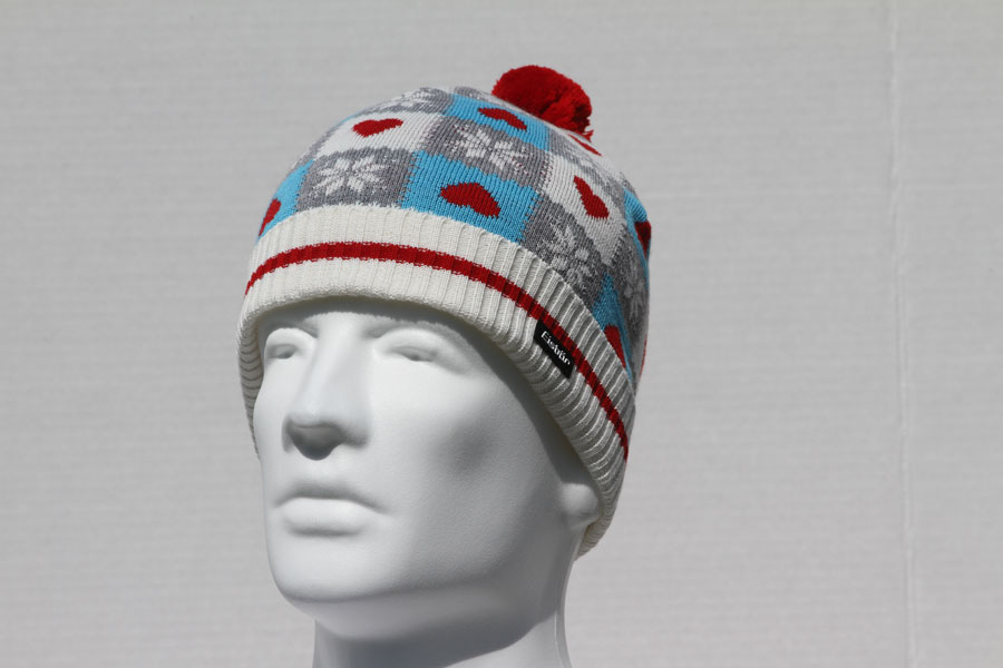 Sweet White Pompom Hat
