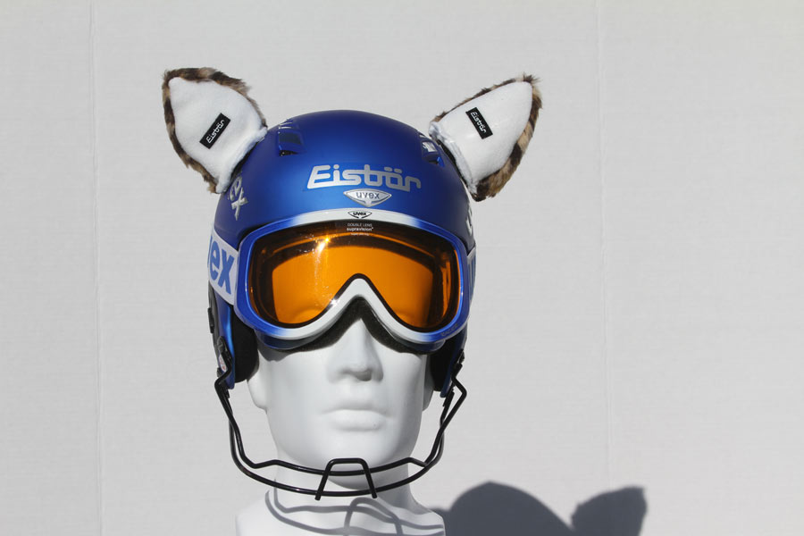 Kids Helmet Ears - White