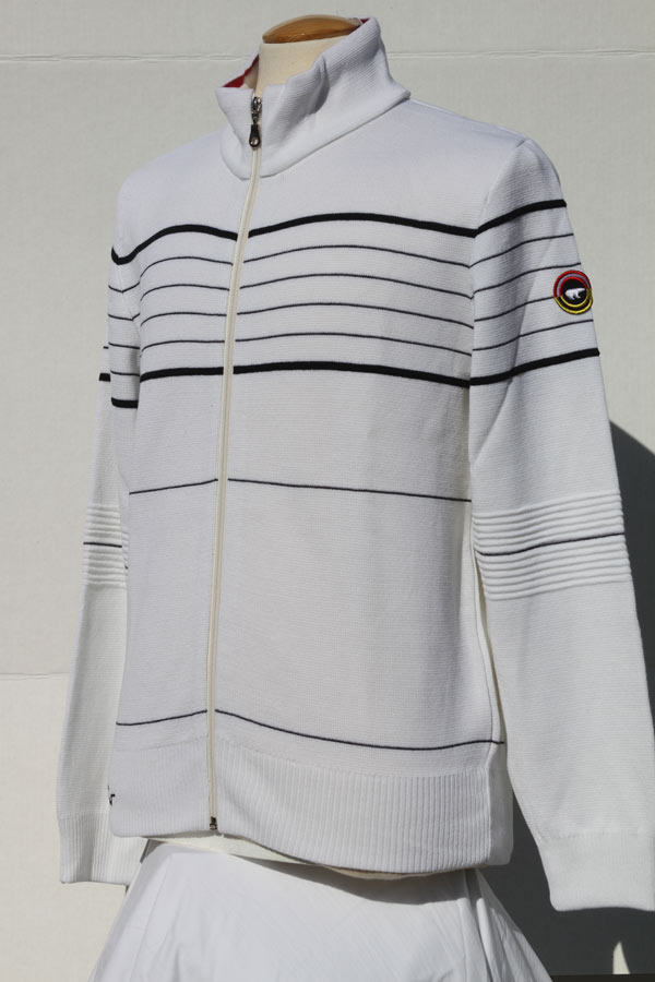 Jet - jacket type sweater - White