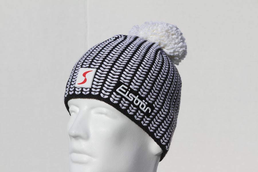Prime Black with White Pompom Hat